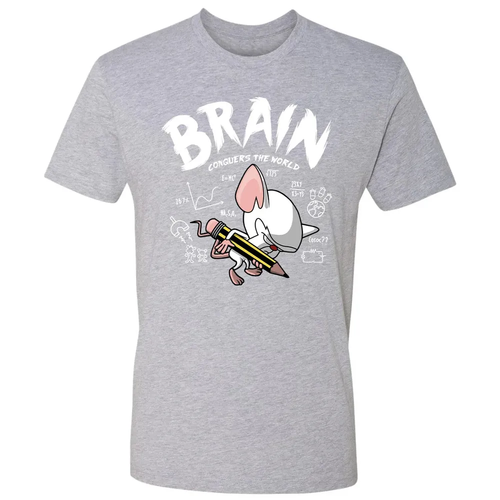 Brain Conquers The World Premium Unisex T-shirt - 9