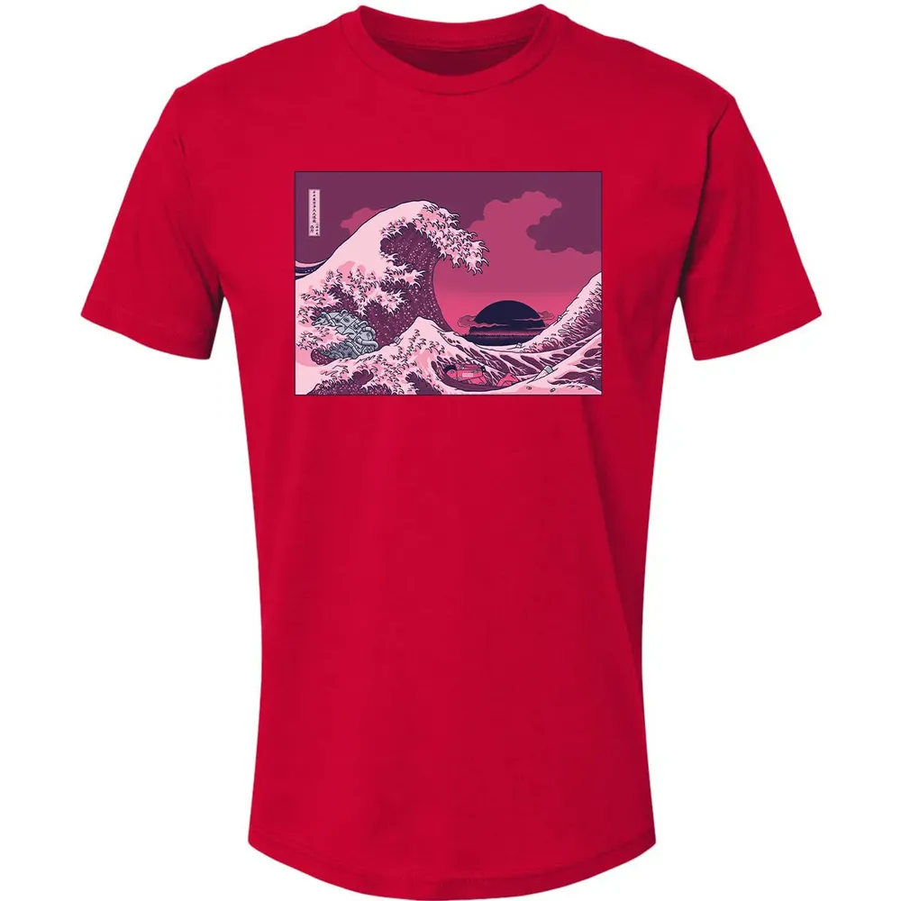 Neo Tokyo Wave Premium Unisex T-shirt - 6