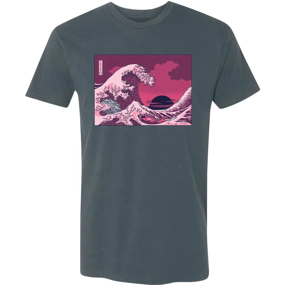 Neo Tokyo Wave Premium Unisex T-shirt - 14