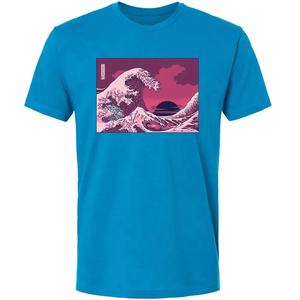 Neo Tokyo Wave Premium Unisex T-shirt - 15