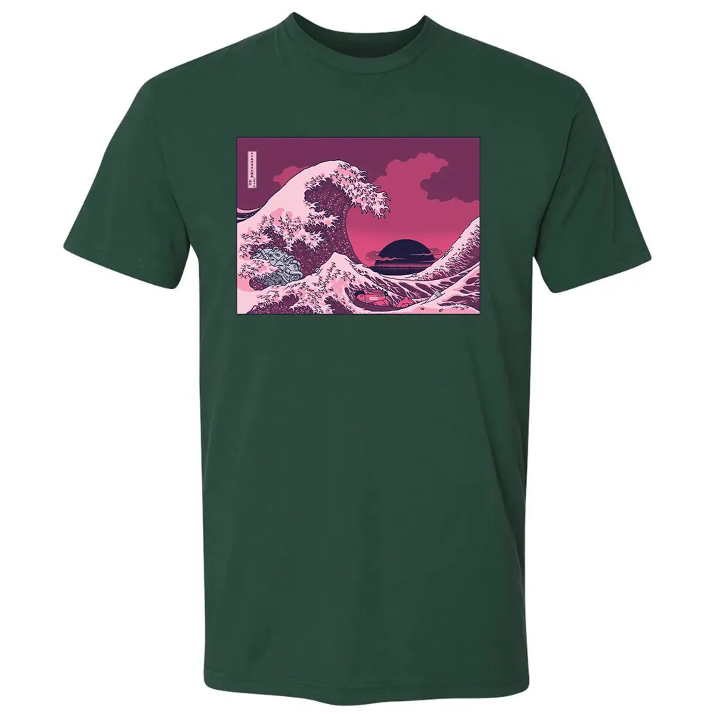 Neo Tokyo Wave Premium Unisex T-shirt - 12