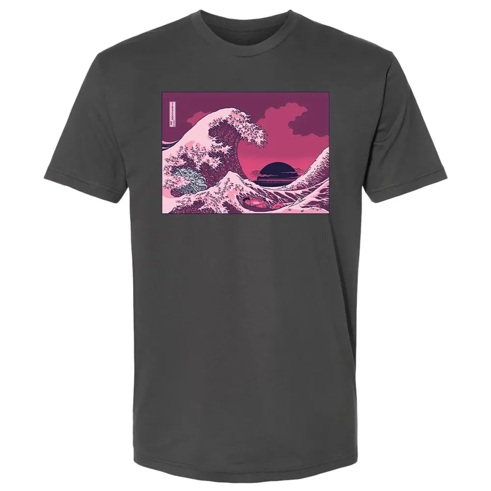 Neo Tokyo Wave Premium Unisex T-shirt - 8