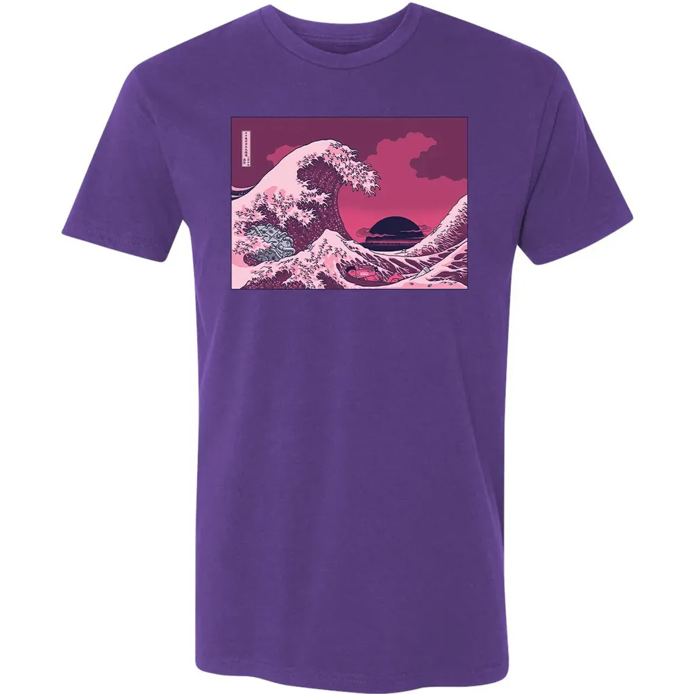 Neo Tokyo Wave Premium Unisex T-shirt - 7