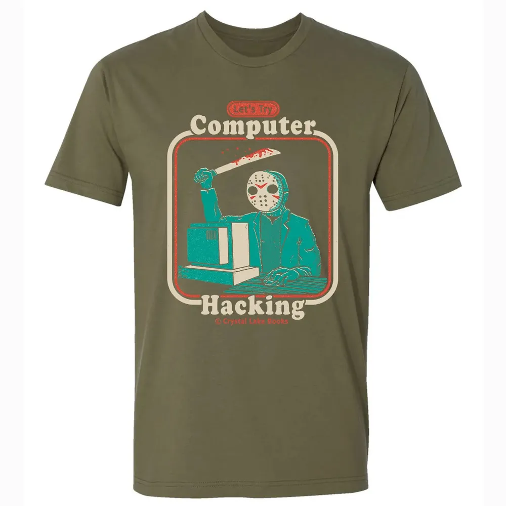Letâ€™s Try Computer Hacking Premium Unisex T-shirt - 5