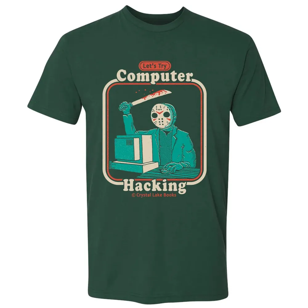Letâ€™s Try Computer Hacking Premium Unisex T-shirt - 12