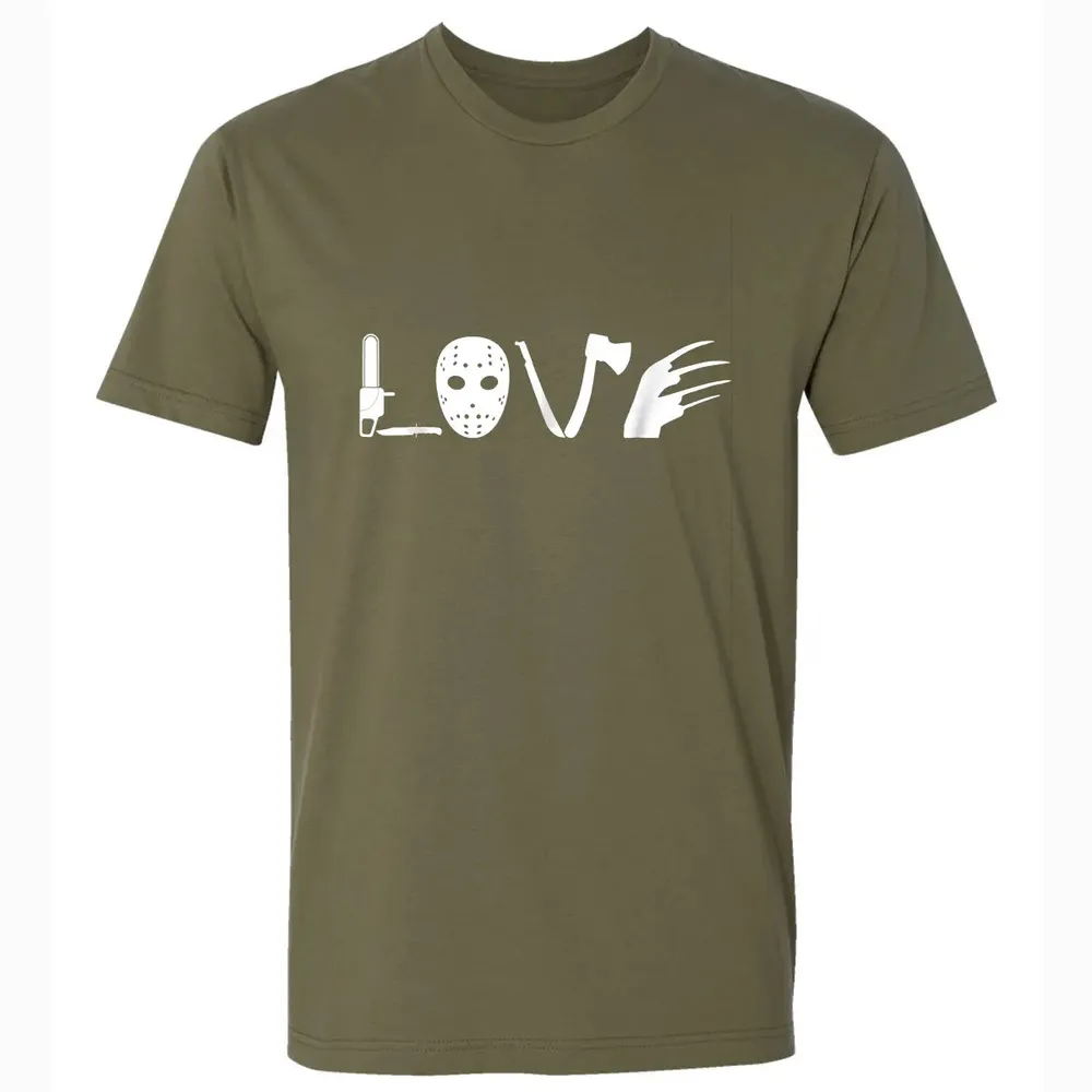 I love Horror Movies    Scary Movie Premium Unisex T-shirt - 5