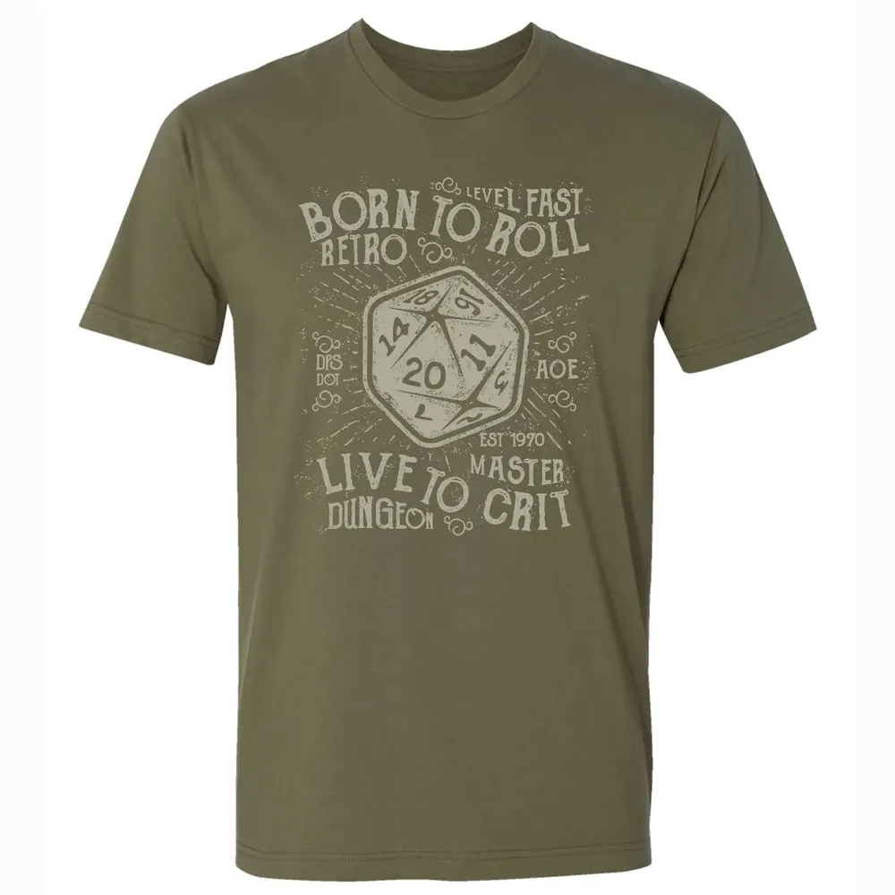 Born To Roll Live To Crit Premium Unisex T-shirt - 5