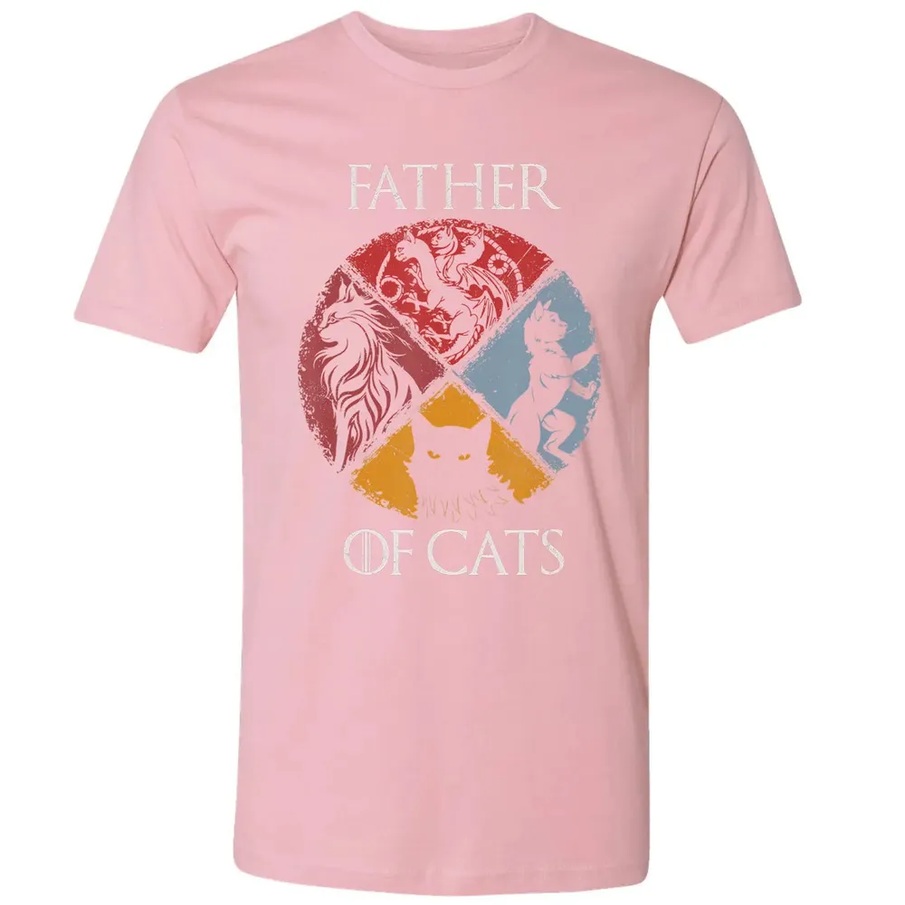 Father of Cats    Cat Lovers Cat Dad Fabulous Gift Premium Unisex T-shirt - 3