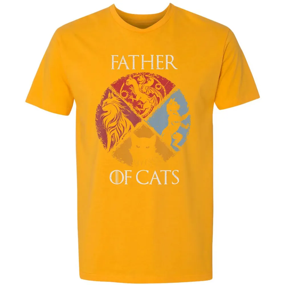 Father of Cats    Cat Lovers Cat Dad Fabulous Gift Premium Unisex T-shirt - 11