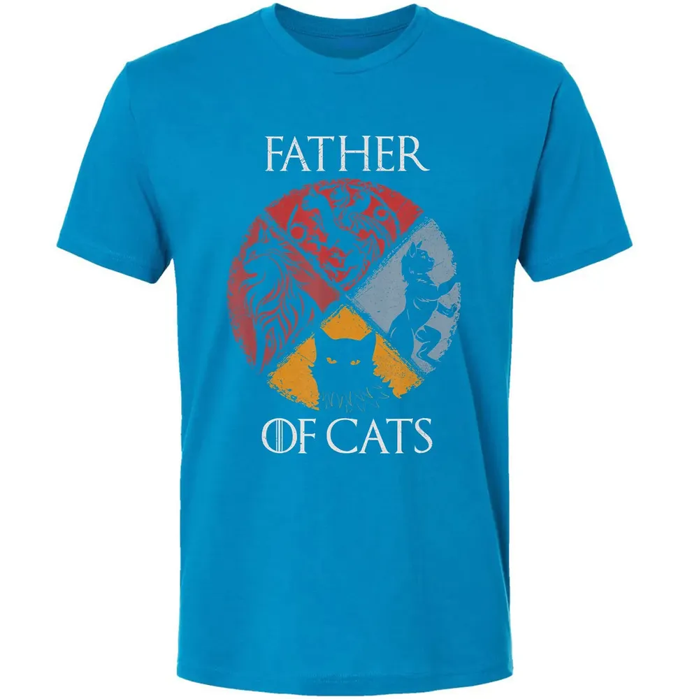 Father of Cats    Cat Lovers Cat Dad Fabulous Gift Premium Unisex T-shirt - 15