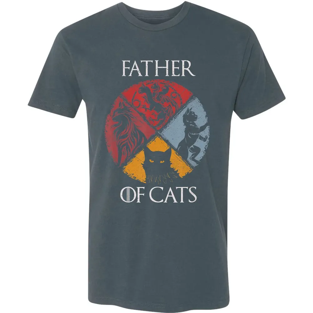 Father of Cats    Cat Lovers Cat Dad Fabulous Gift Premium Unisex T-shirt - 14
