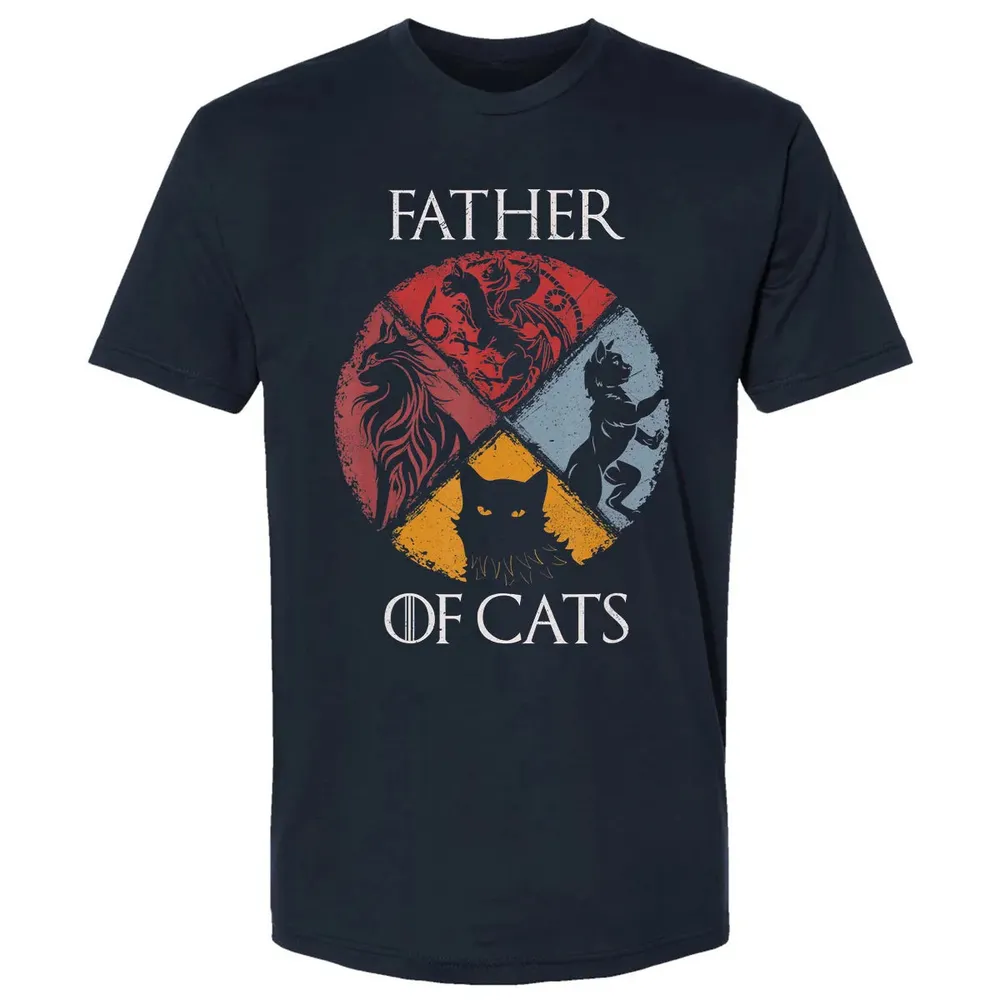 Father of Cats    Cat Lovers Cat Dad Fabulous Gift Premium Unisex T-shirt - 2