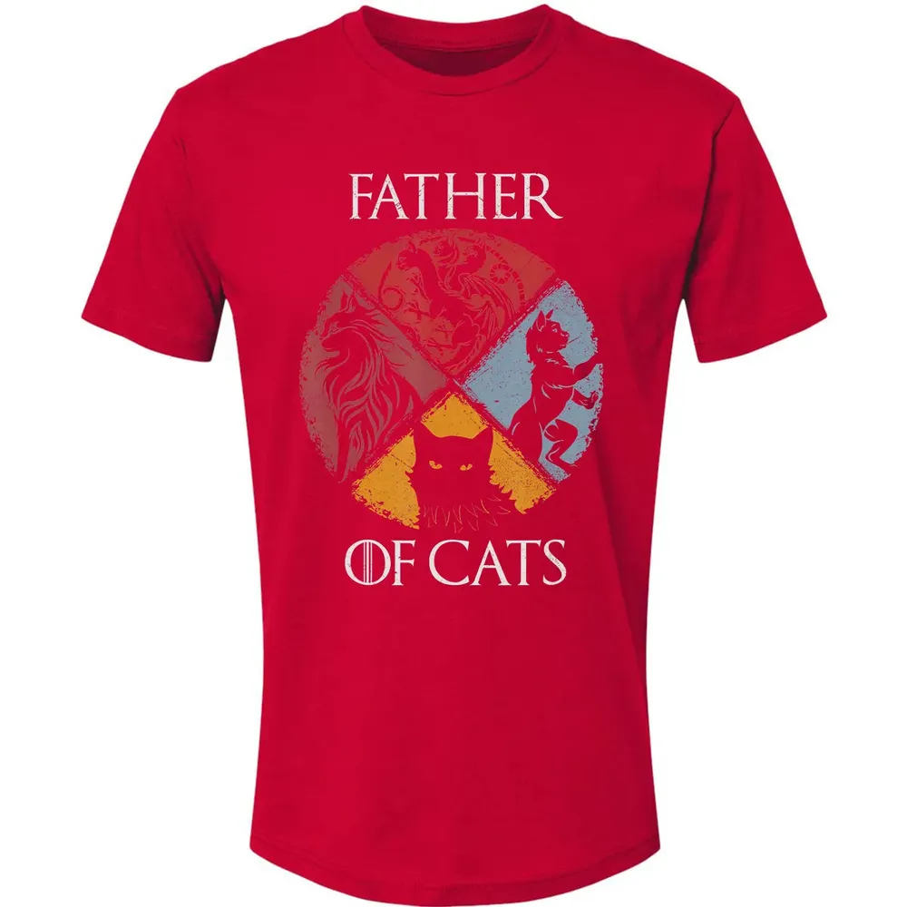Father of Cats    Cat Lovers Cat Dad Fabulous Gift Premium Unisex T-shirt - 6