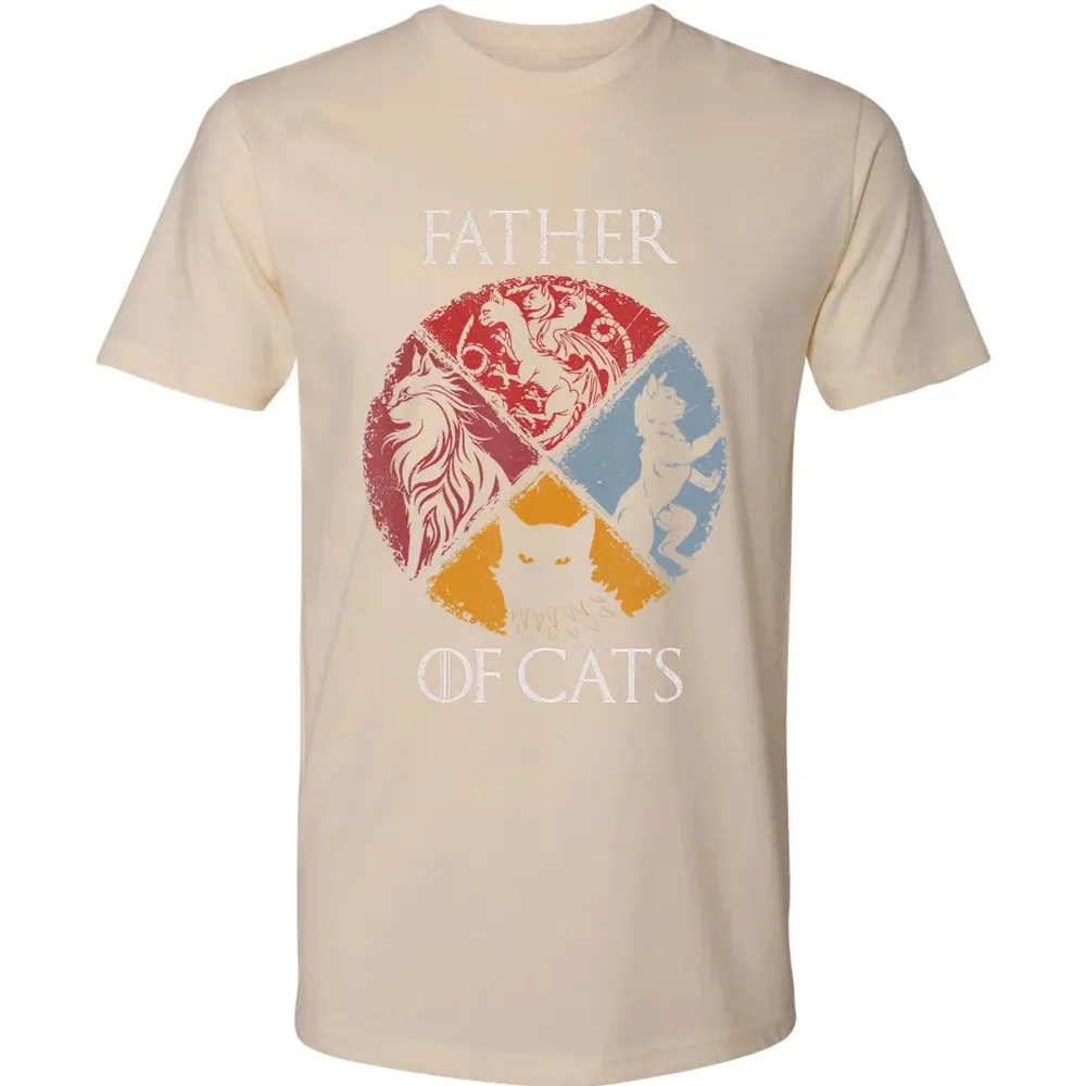 Father of Cats    Cat Lovers Cat Dad Fabulous Gift Premium Unisex T-shirt - 13