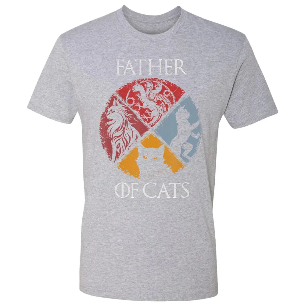 Father of Cats    Cat Lovers Cat Dad Fabulous Gift Premium Unisex T-shirt - 9