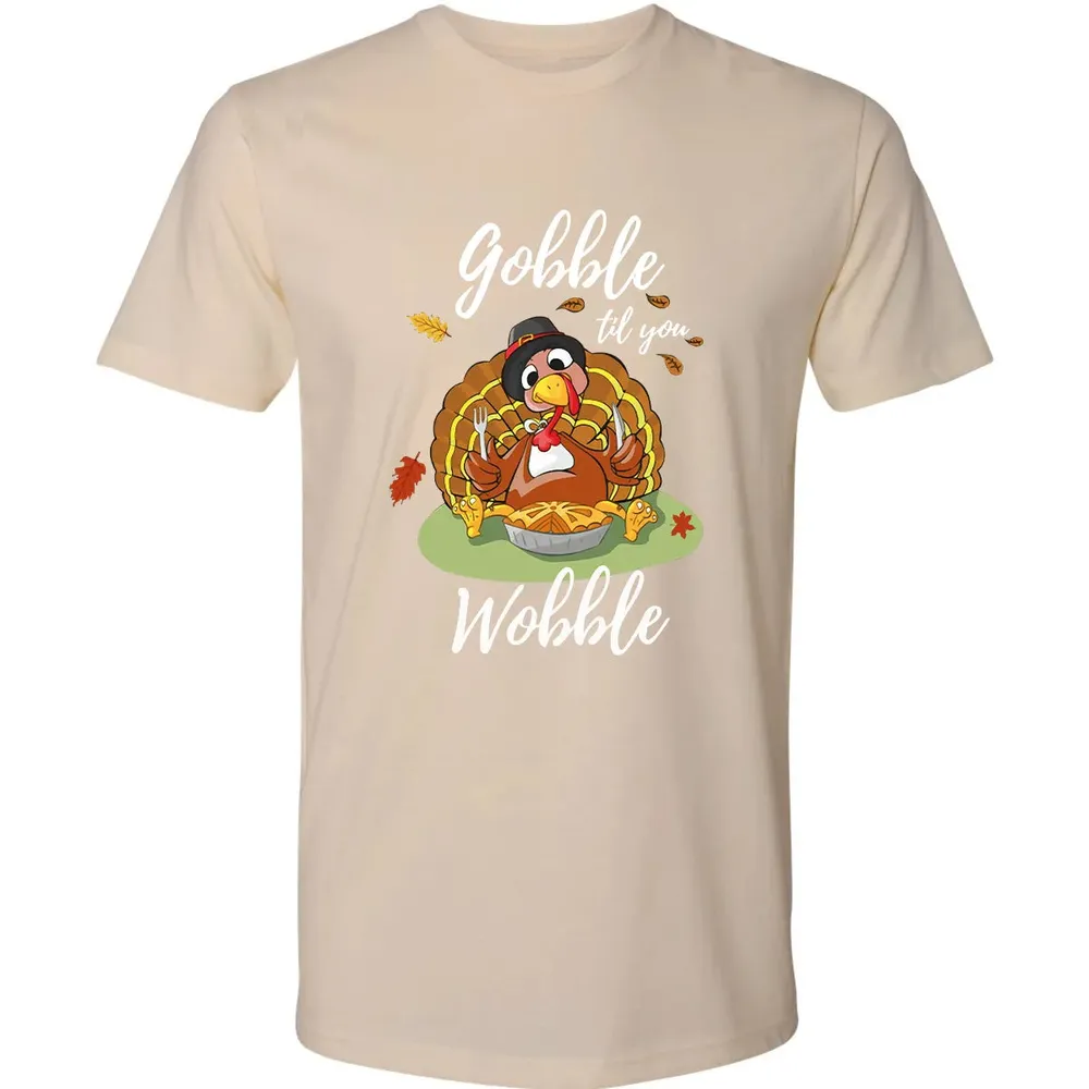 Gobble til you Wobble Premium Unisex T-shirt - 13