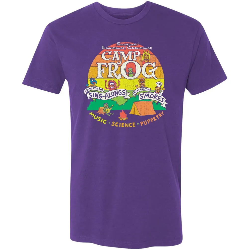 Camp Frog Sing Along Premium Unisex T-shirt - 7