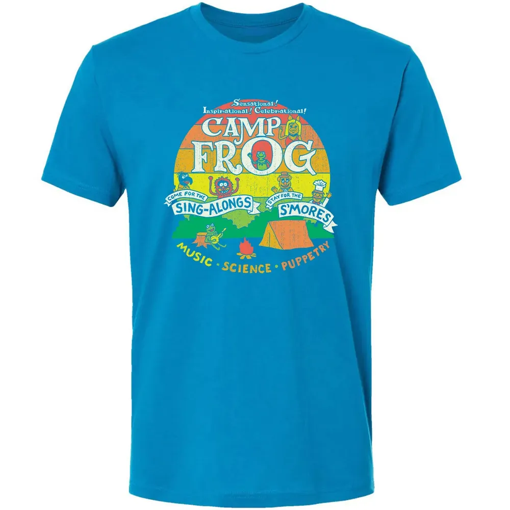 Camp Frog Sing Along Premium Unisex T-shirt - 15