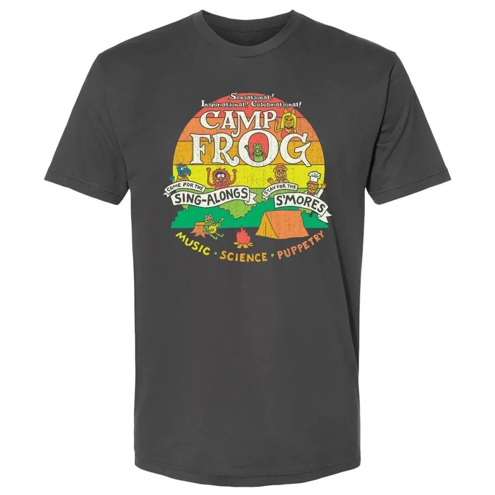 Camp Frog Sing Along Premium Unisex T-shirt - 8