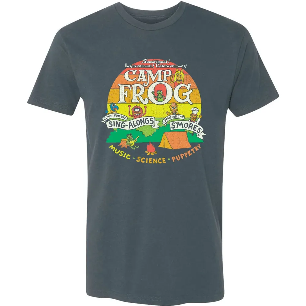 Camp Frog Sing Along Premium Unisex T-shirt - 14