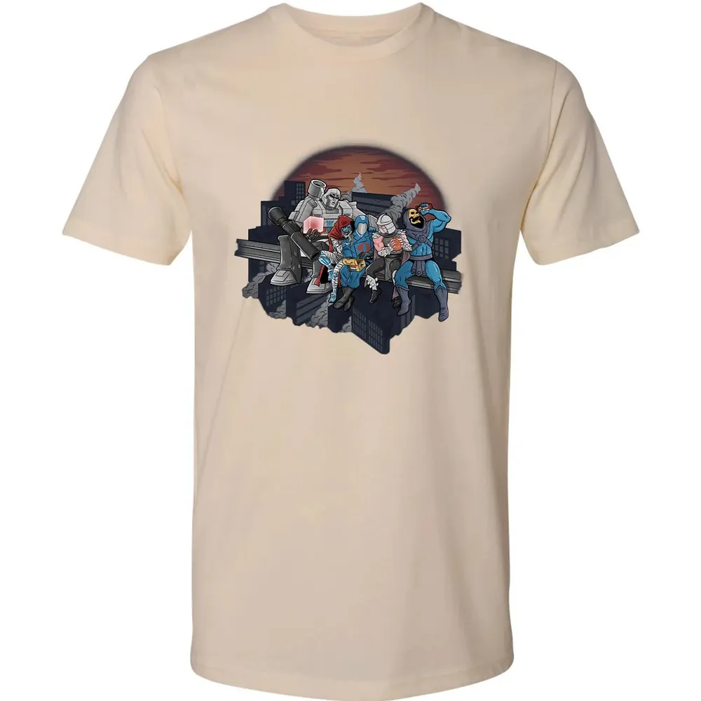 Villains Atop A Skyscraper Premium Unisex T-shirt - 13