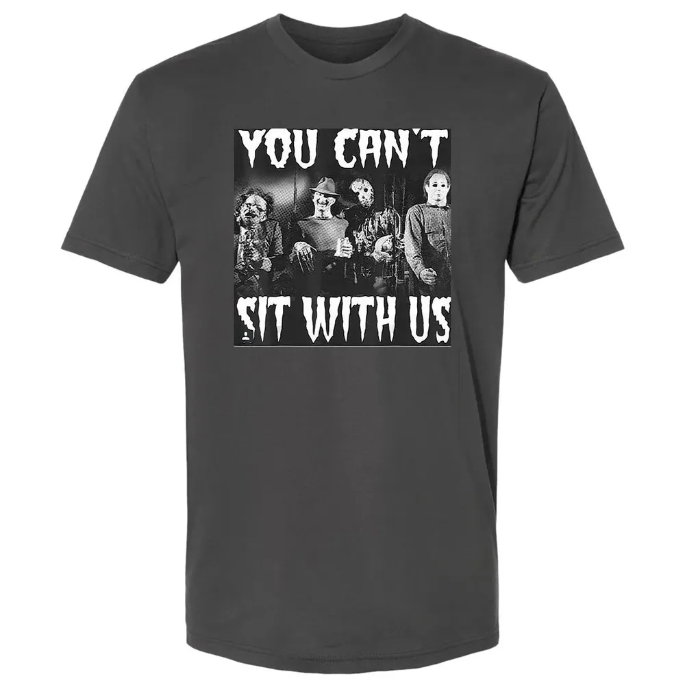 you can't sit with us funny halloween horror Premium Unisex T-shirt - 8