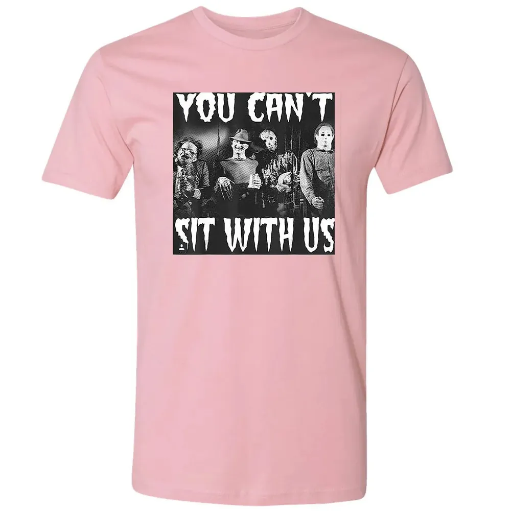 you can't sit with us funny halloween horror Premium Unisex T-shirt - 3