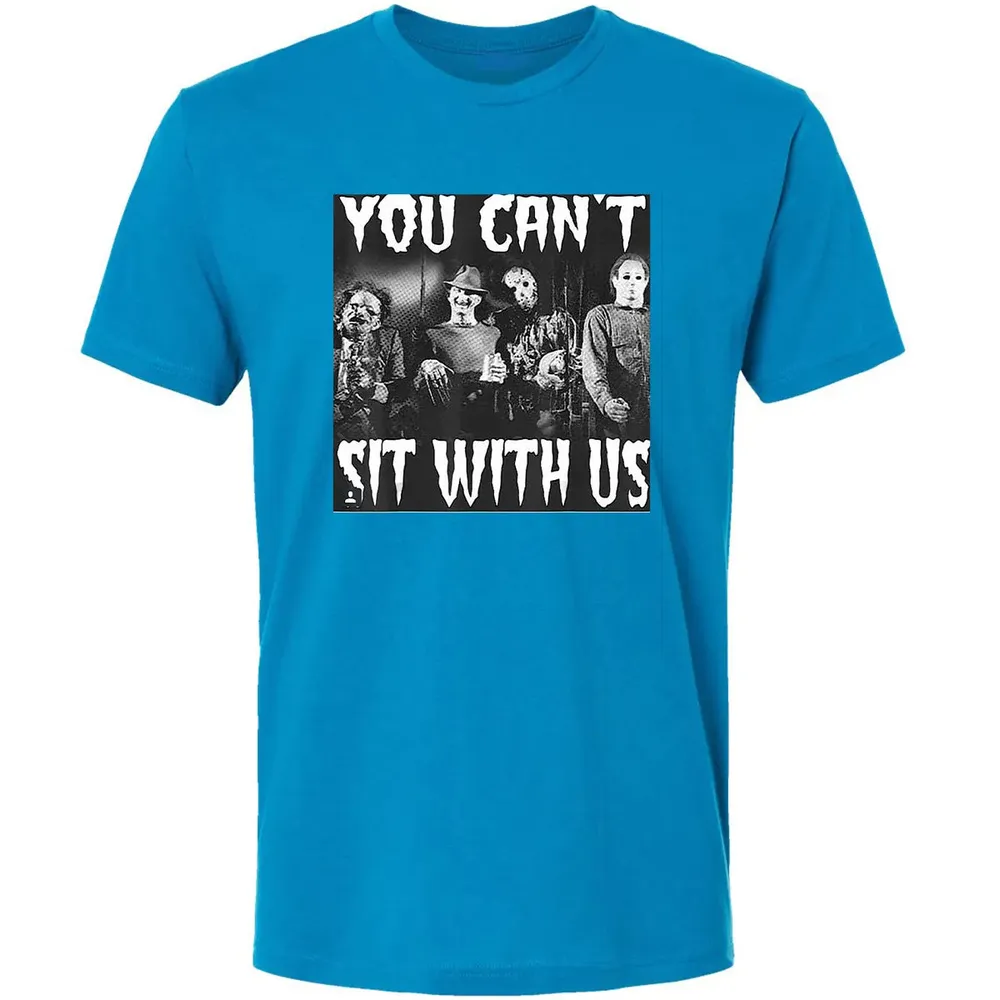 you can't sit with us funny halloween horror Premium Unisex T-shirt - 15