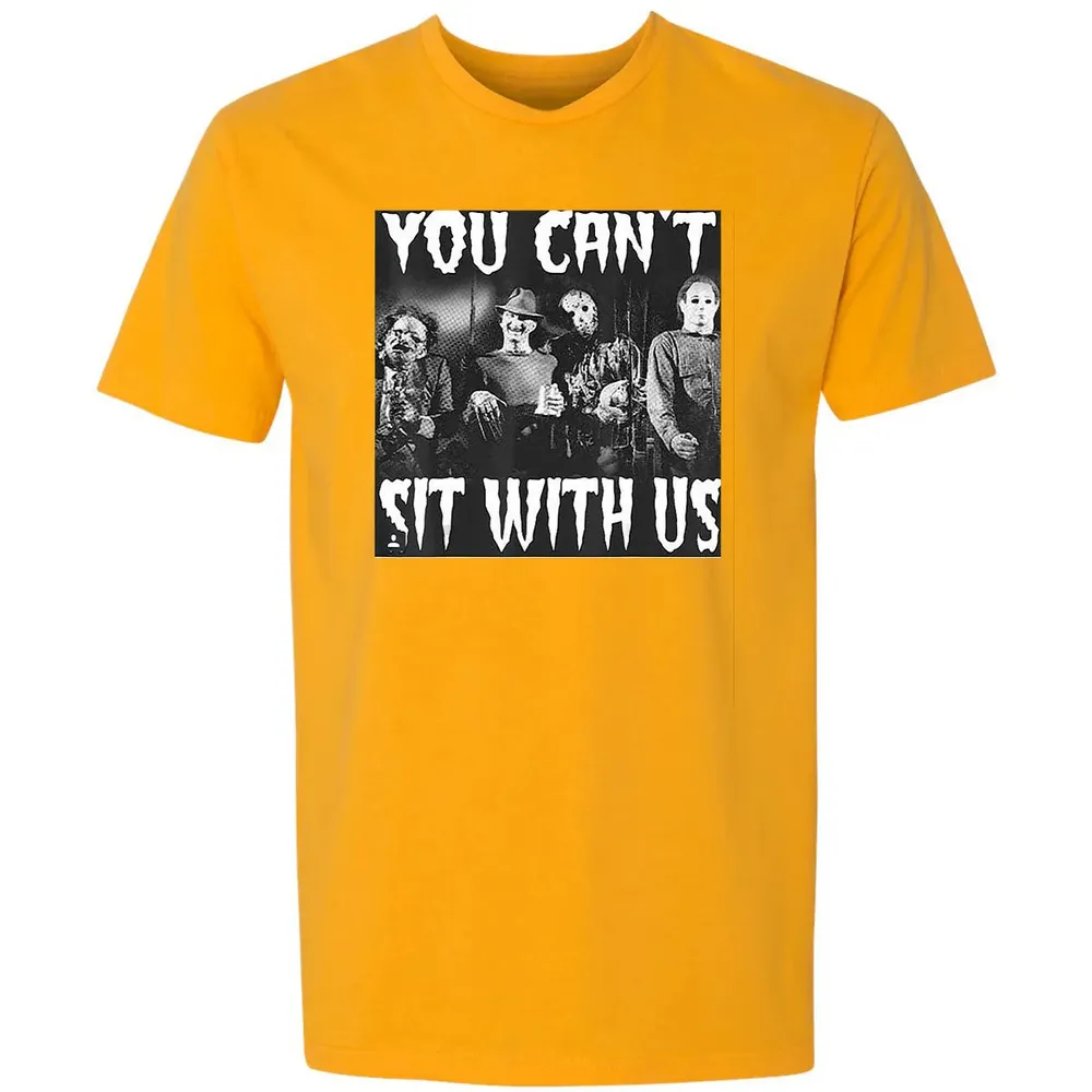 you can't sit with us funny halloween horror Premium Unisex T-shirt - 11