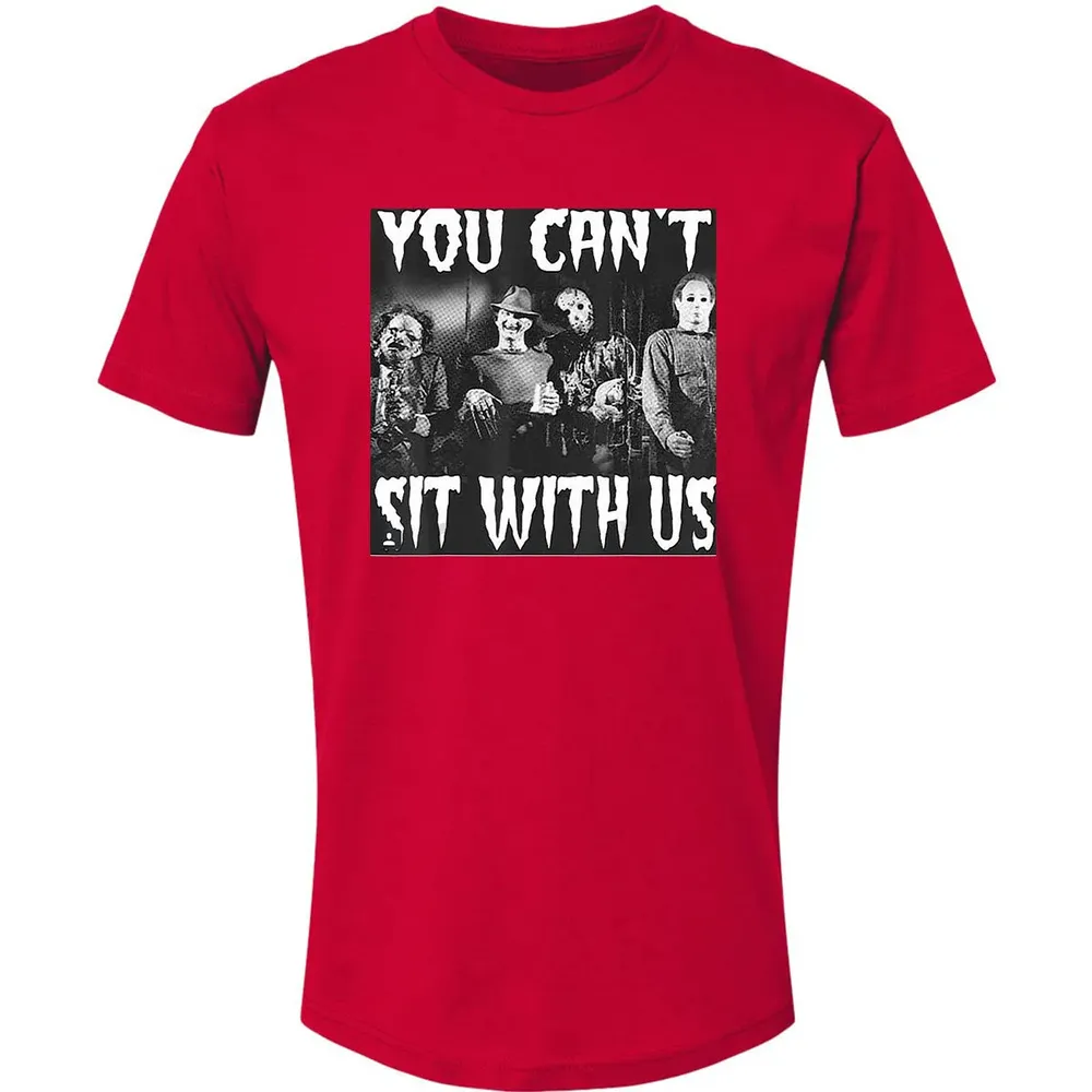 you can't sit with us funny halloween horror Premium Unisex T-shirt - 6