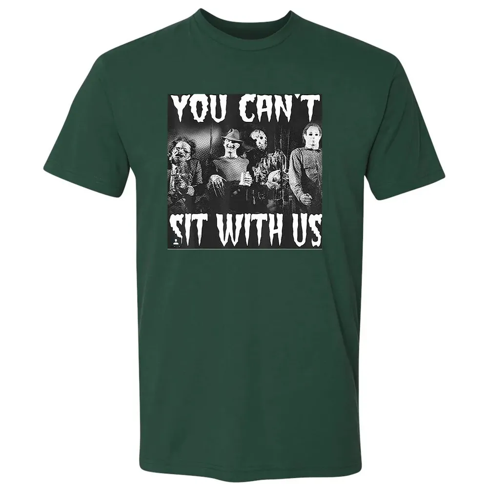 you can't sit with us funny halloween horror Premium Unisex T-shirt - 12