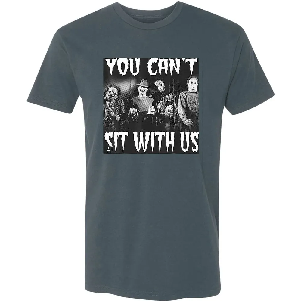 you can't sit with us funny halloween horror Premium Unisex T-shirt - 14