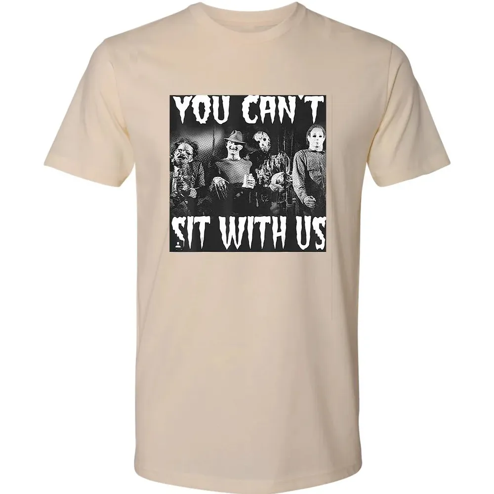 you can't sit with us funny halloween horror Premium Unisex T-shirt - 13