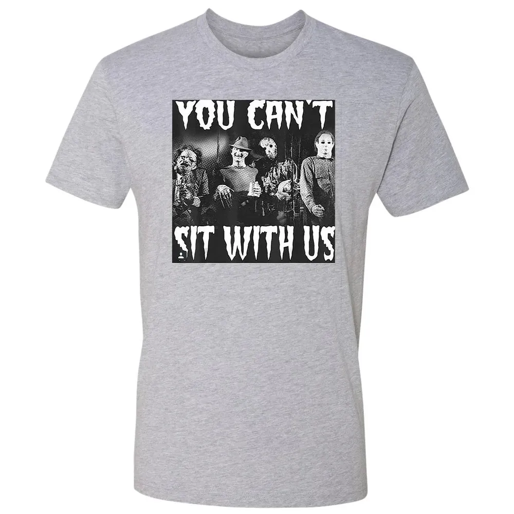 you can't sit with us funny halloween horror Premium Unisex T-shirt - 9