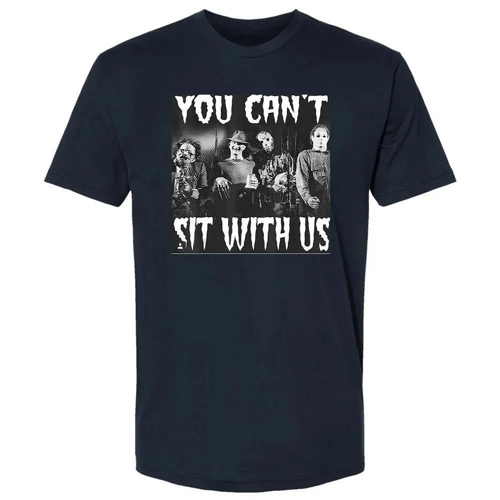 you can't sit with us funny halloween horror Premium Unisex T-shirt - 2