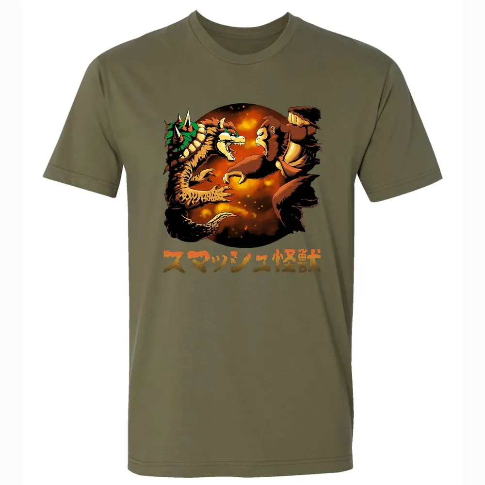 Bowser vs. Donkey Kong Premium Unisex T-shirt - 5