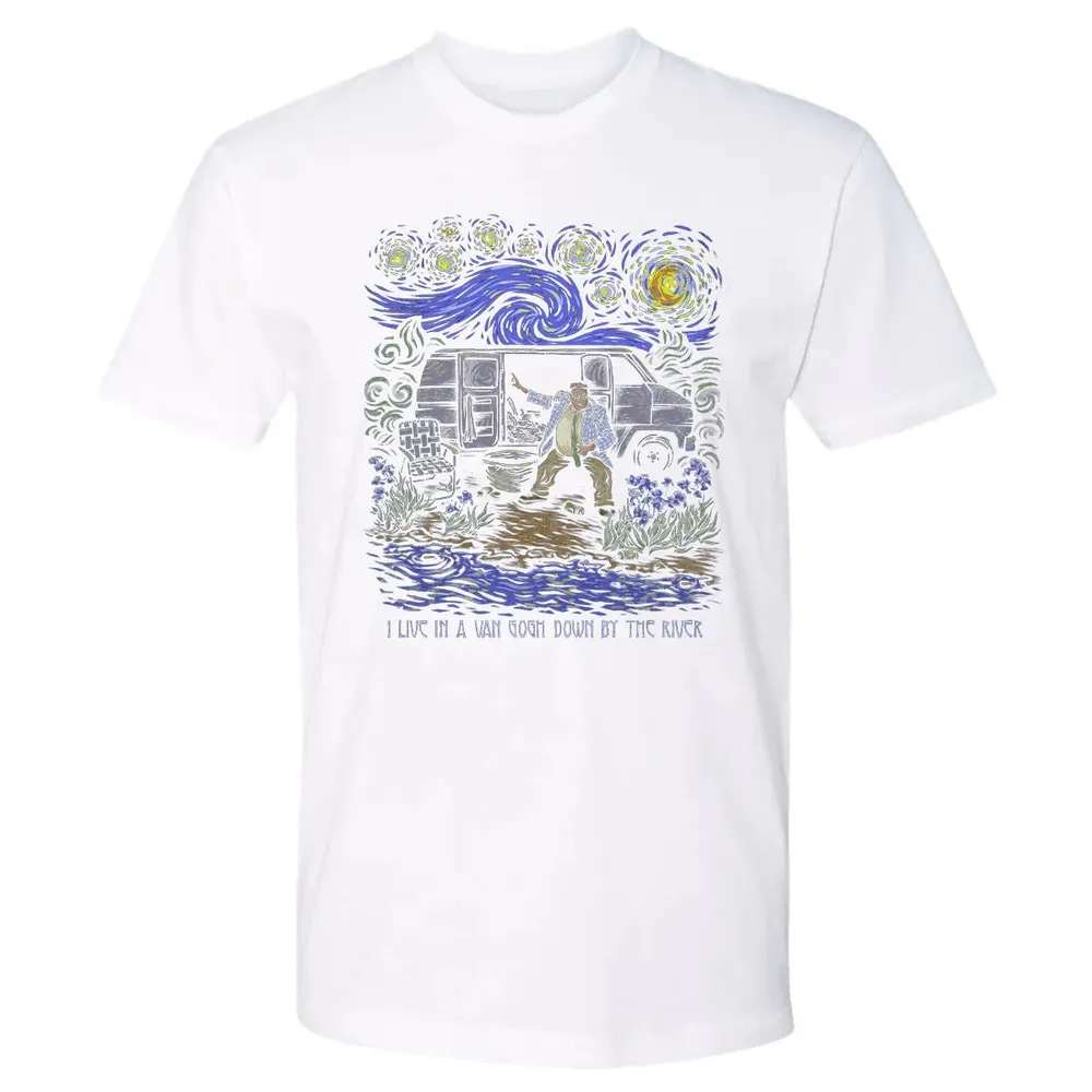 Live In A Van Gogh Premium Unisex T-shirt - 4