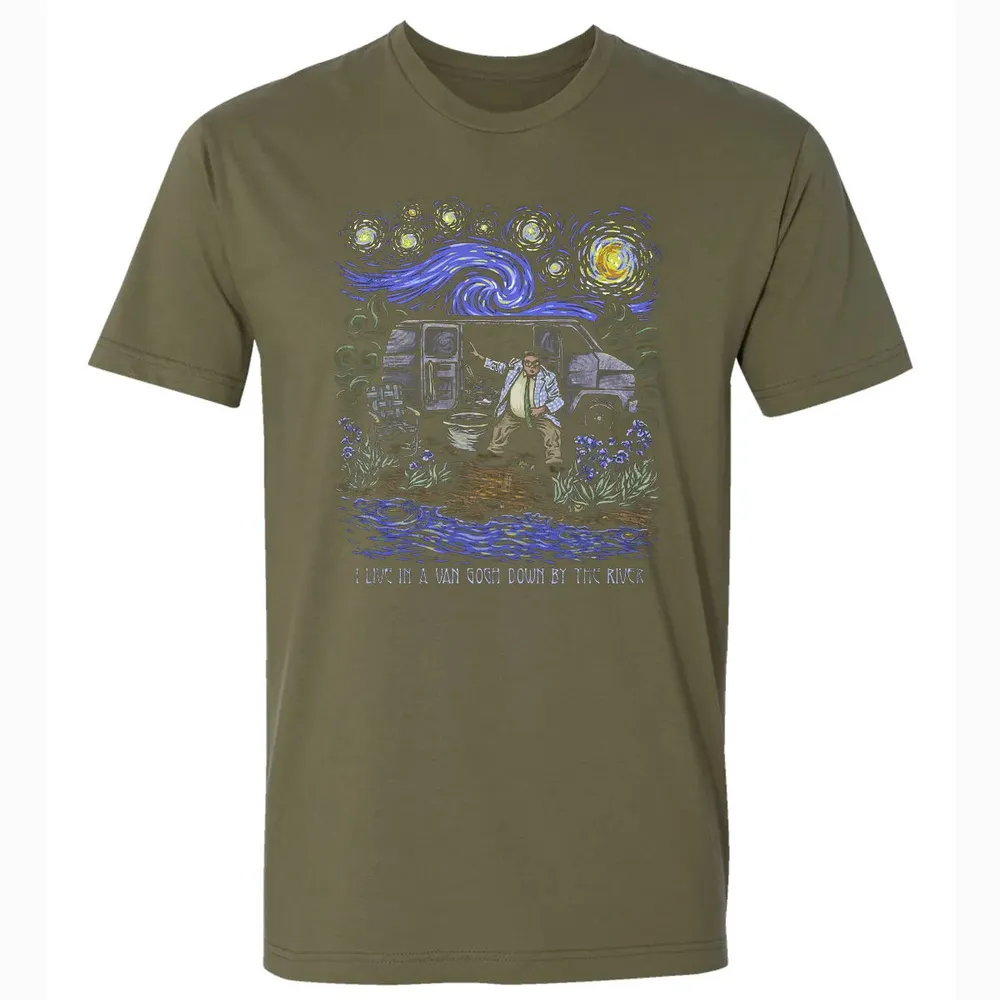Live In A Van Gogh Premium Unisex T-shirt - 5