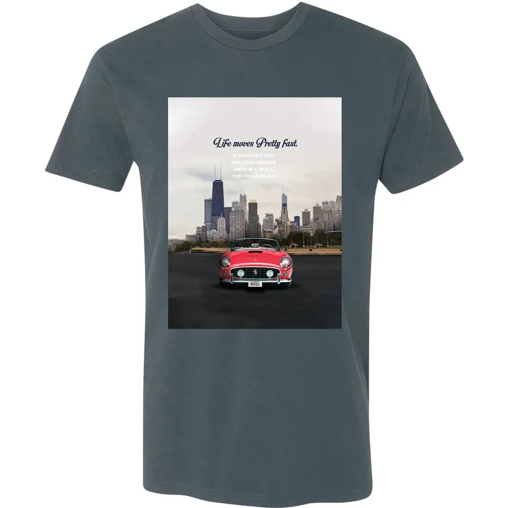 Life Moves Pretty Fast Premium Unisex T-shirt - 14