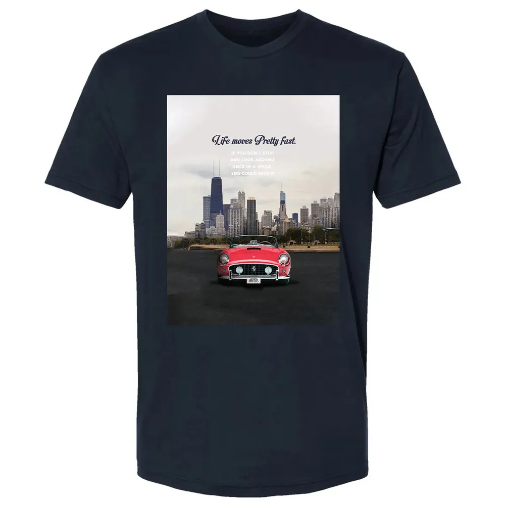 Life Moves Pretty Fast Premium Unisex T-shirt - 2