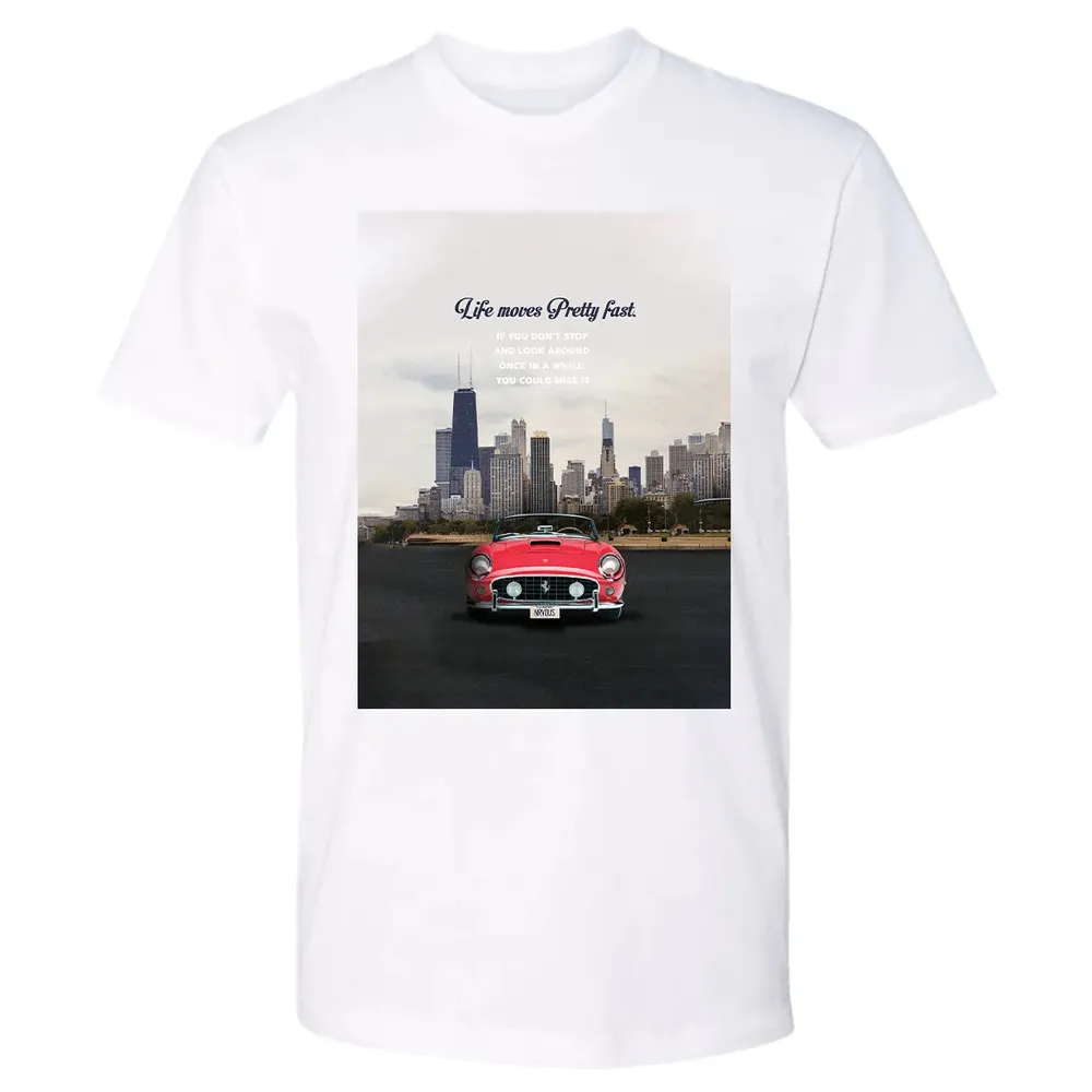 Life Moves Pretty Fast Premium Unisex T-shirt - 4