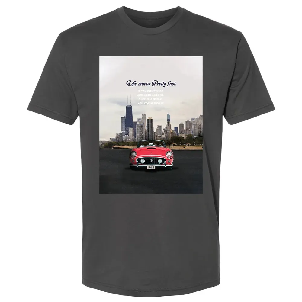 Life Moves Pretty Fast Premium Unisex T-shirt - 8