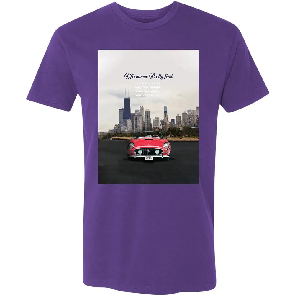 Life Moves Pretty Fast Premium Unisex T-shirt - 7