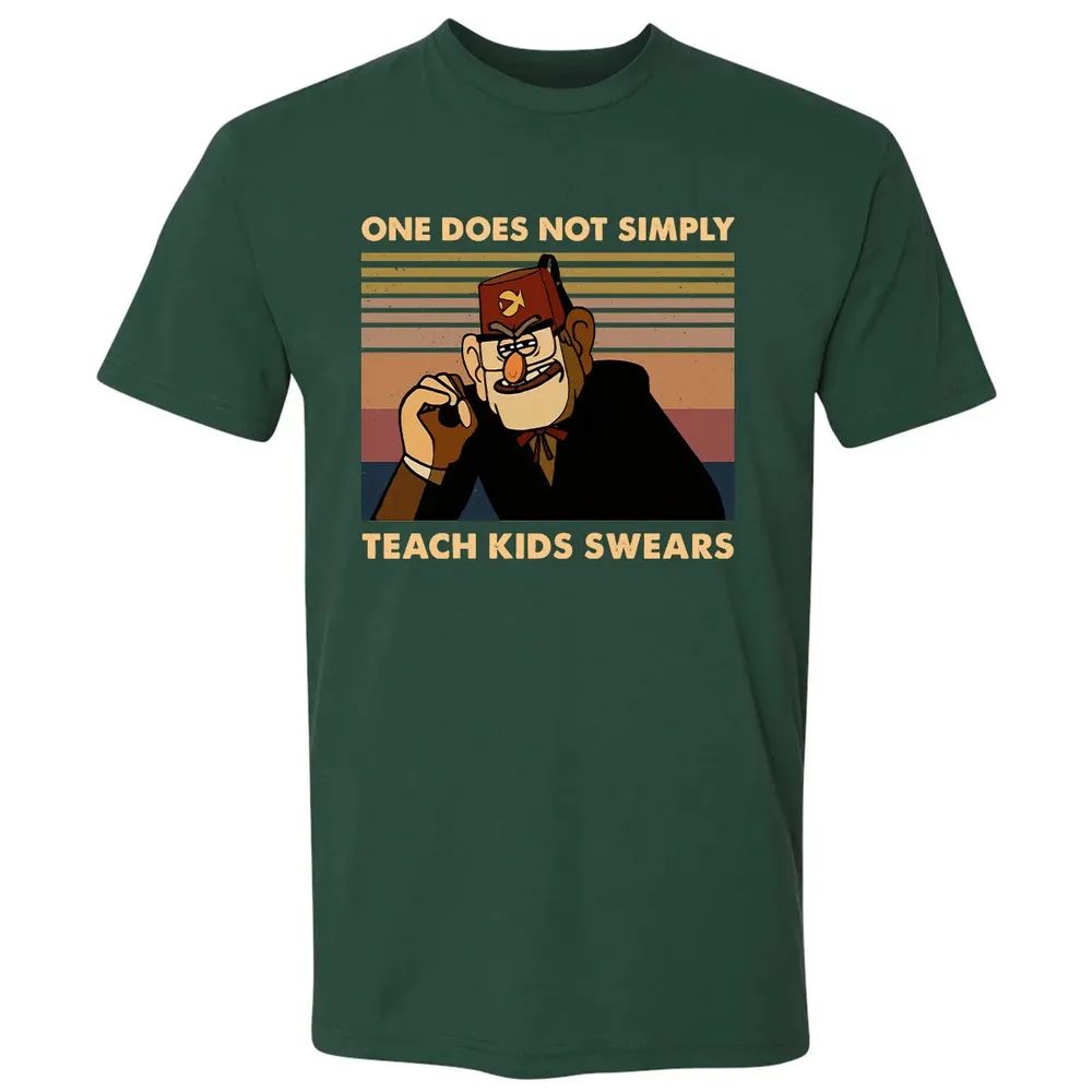 Teach Kids Swears Premium Unisex T-shirt - 12