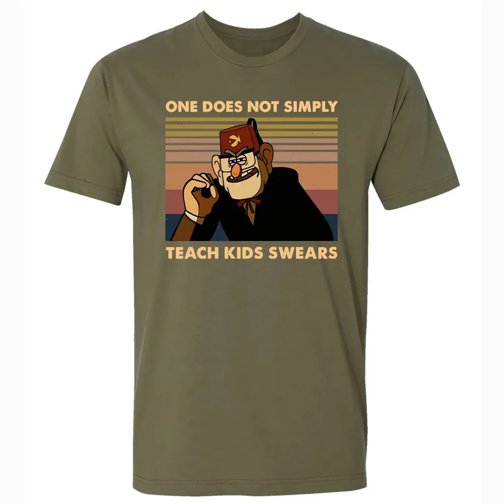 Teach Kids Swears Premium Unisex T-shirt - 5