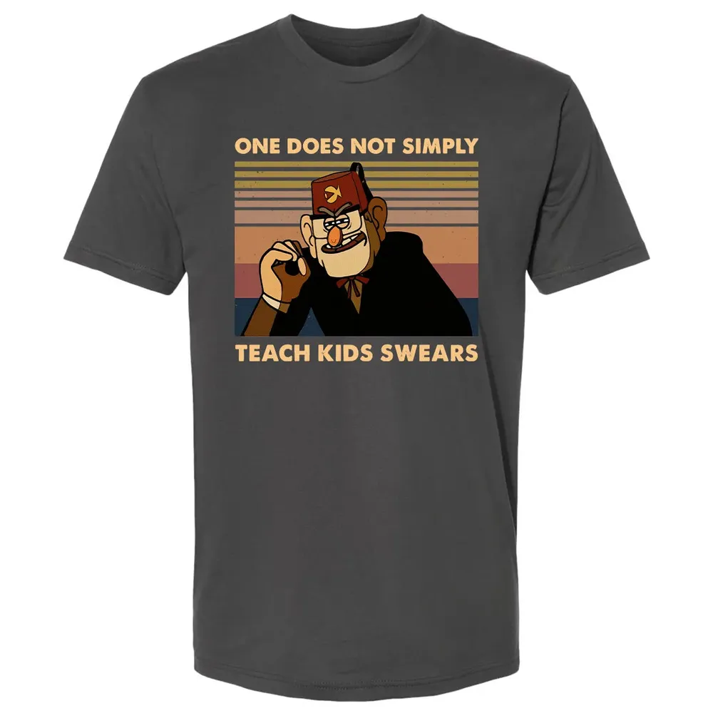 Teach Kids Swears Premium Unisex T-shirt - 8