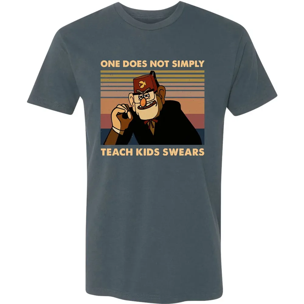Teach Kids Swears Premium Unisex T-shirt - 14