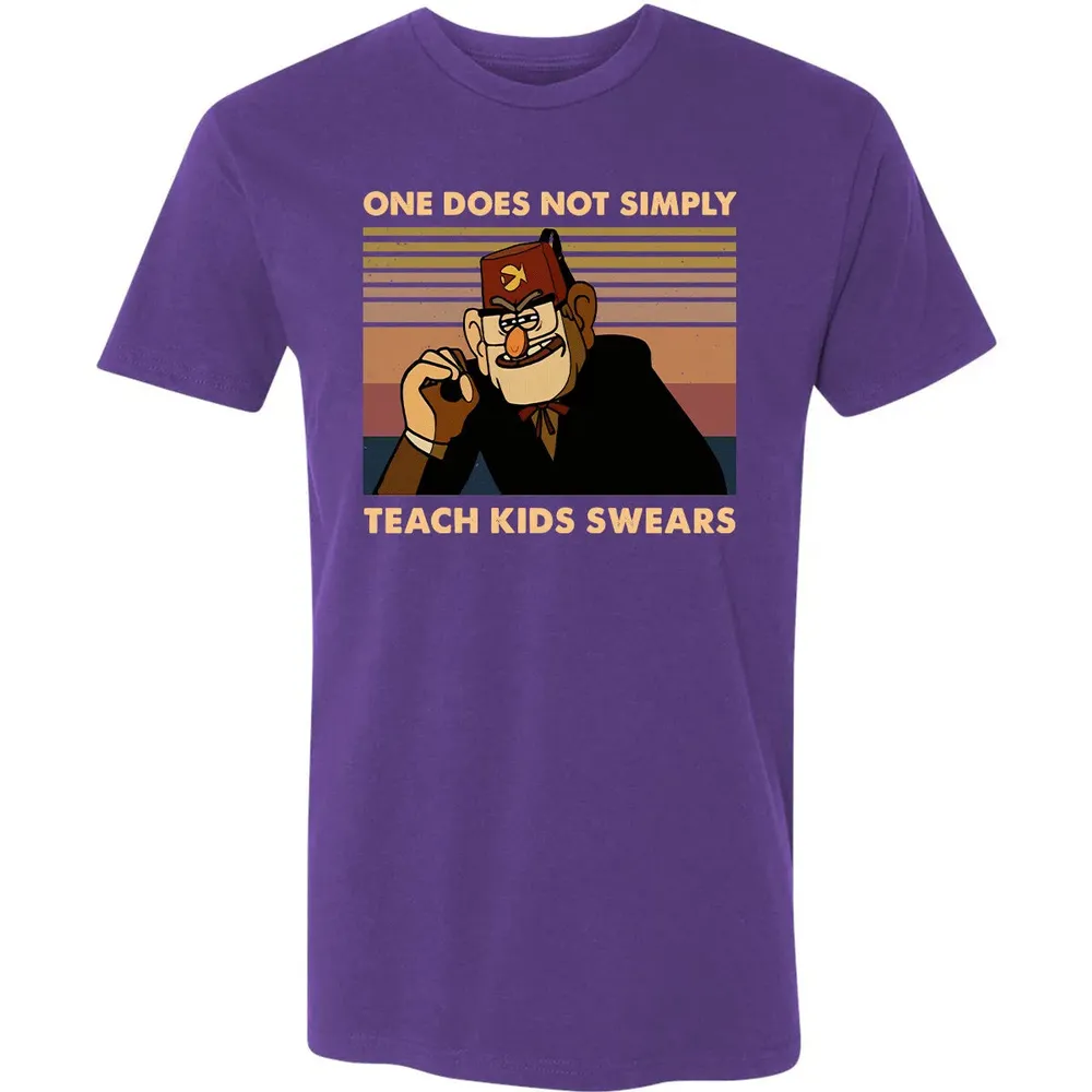 Teach Kids Swears Premium Unisex T-shirt - 7