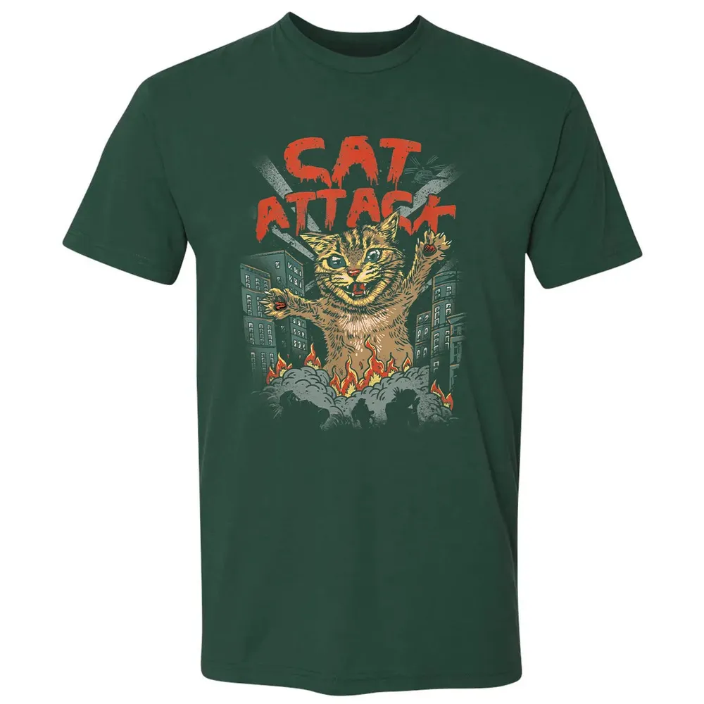 Cat Attack Premium Unisex T-shirt - 12