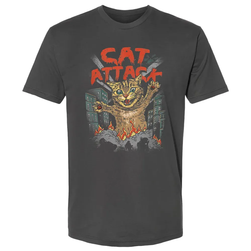 Cat Attack Premium Unisex T-shirt - 8